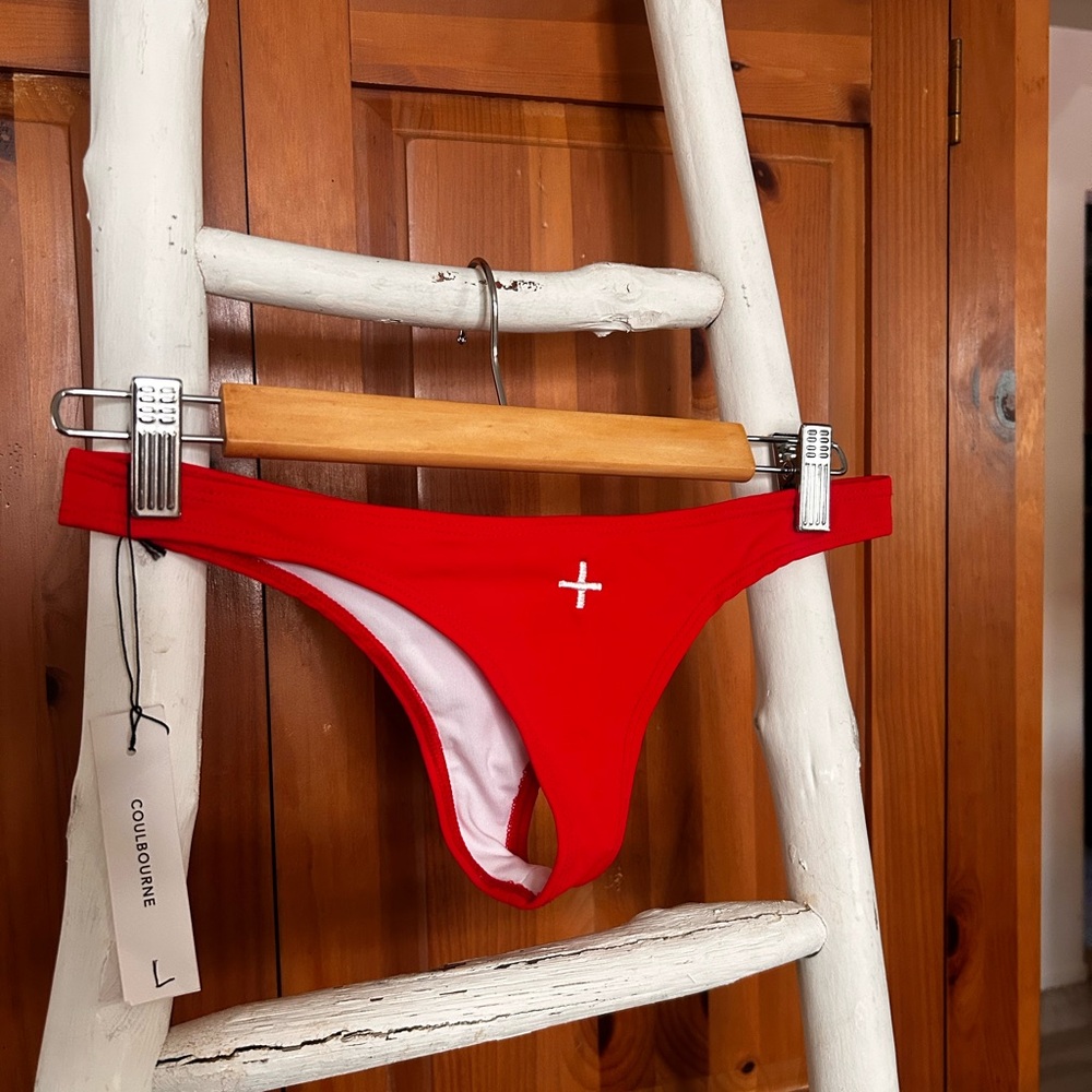 Coulbourne Red bikini bottom (thong)